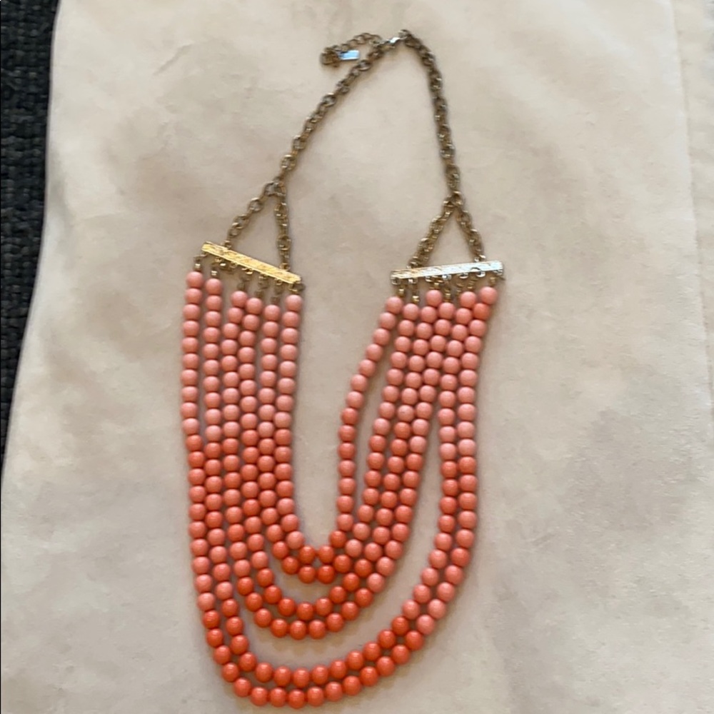 Bauble bar ombré necklace- pink